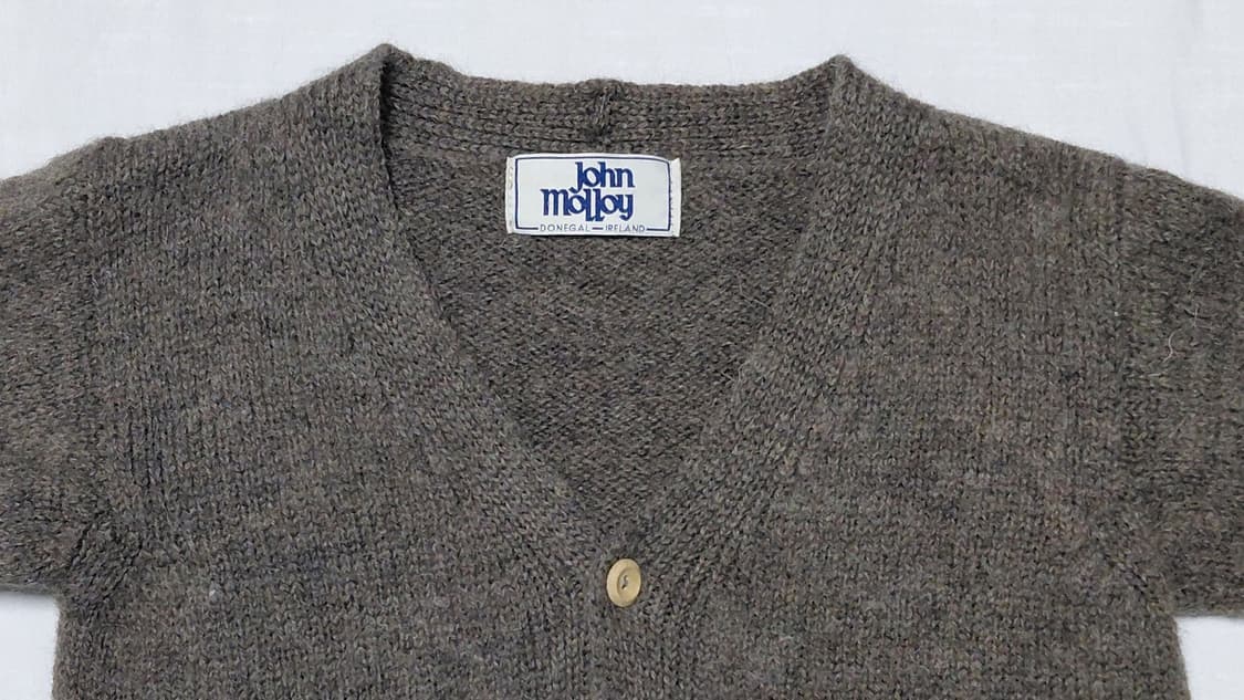 아일랜드산 존 몰로이(John Molloy) 100% 울 가디건 상품이미지3