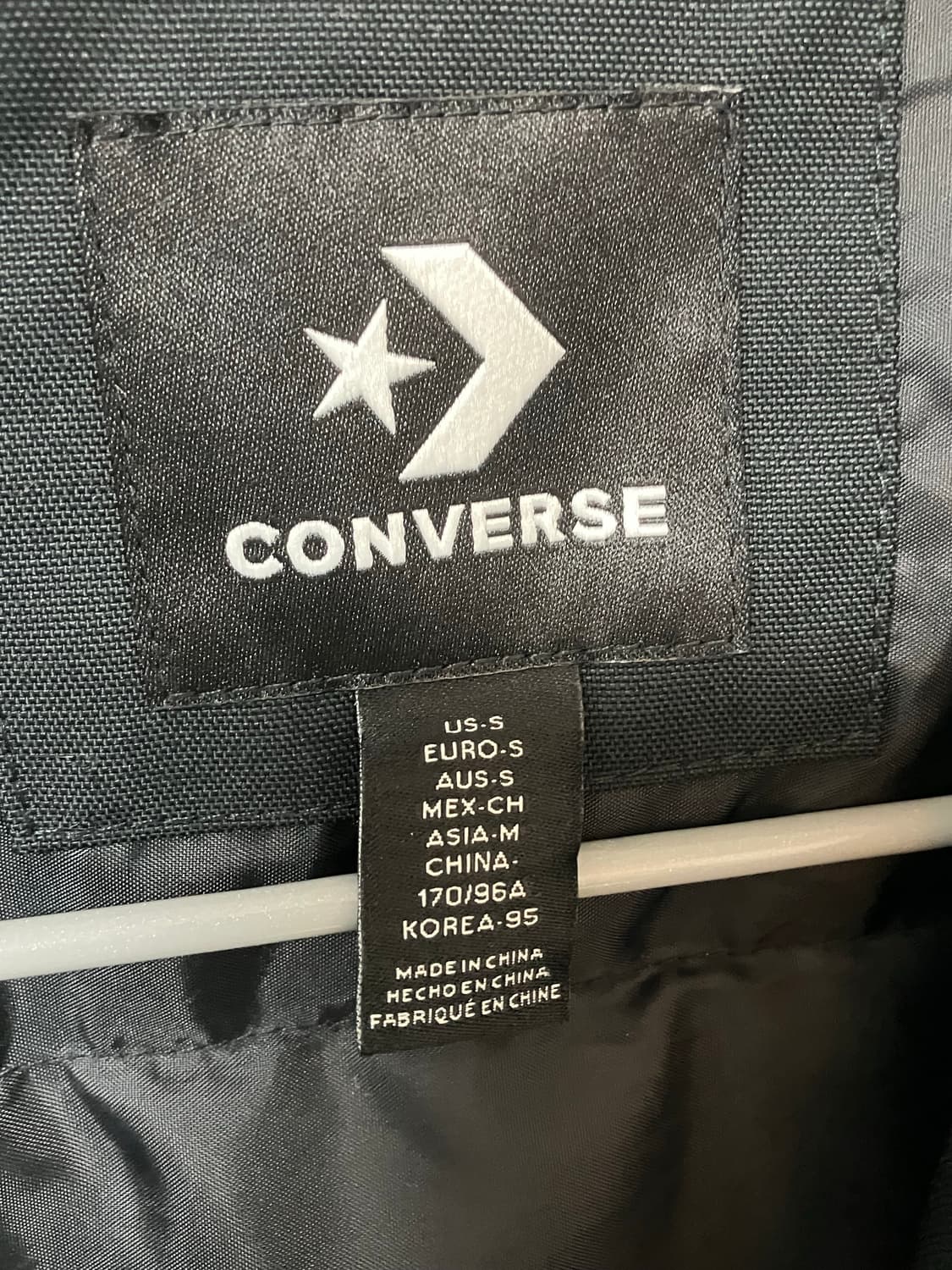 컨버스 보머 쇼트 자켓 블랙 M 상품이미지2