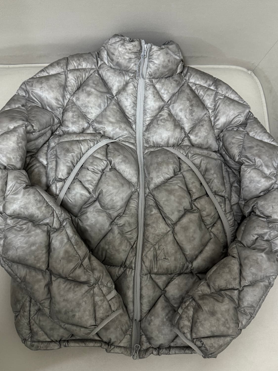 로아 패딩 25fw grey S사이즈 상품이미지2