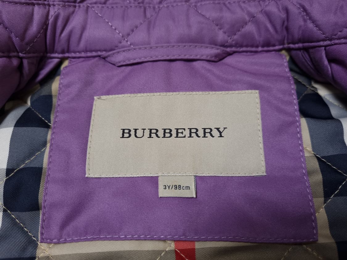[무료배송][3Y/98cm]버버리 키즈 퀼팅 누빔 자켓 상품이미지6