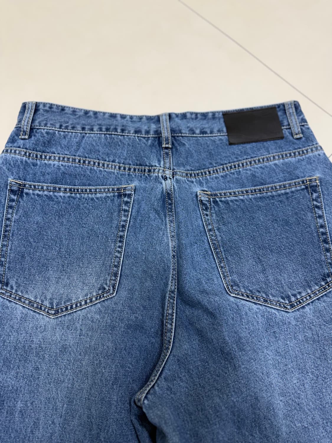 Minav 미나브 버디 와이드 퍼티그 디테일 카고 데님팬츠 상품이미지7