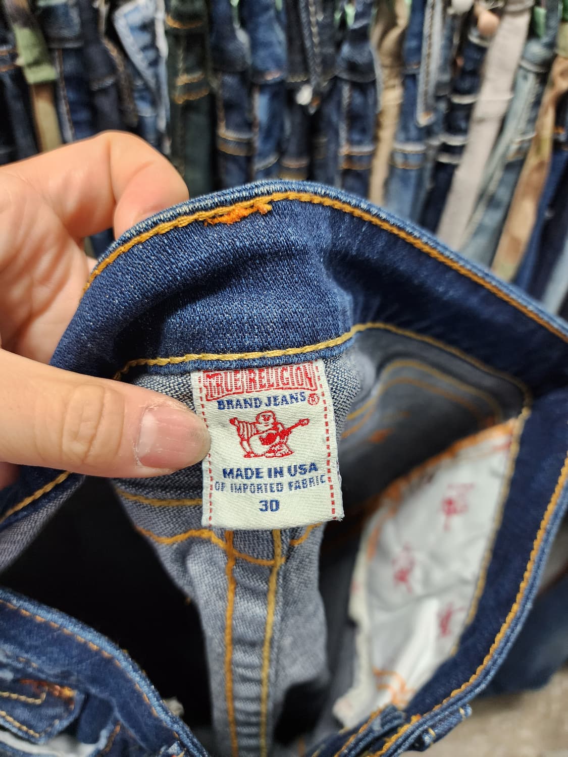 트루릴리젼 USA 데님 컷팅진 상품이미지6