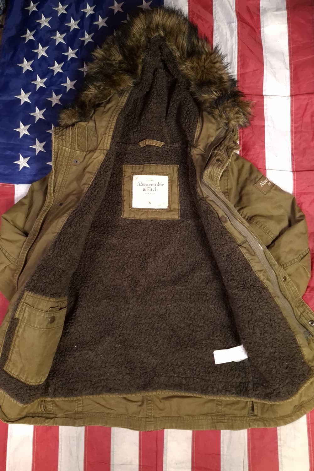 오리지날 아베크롬비 후드퍼 야상 상품이미지8