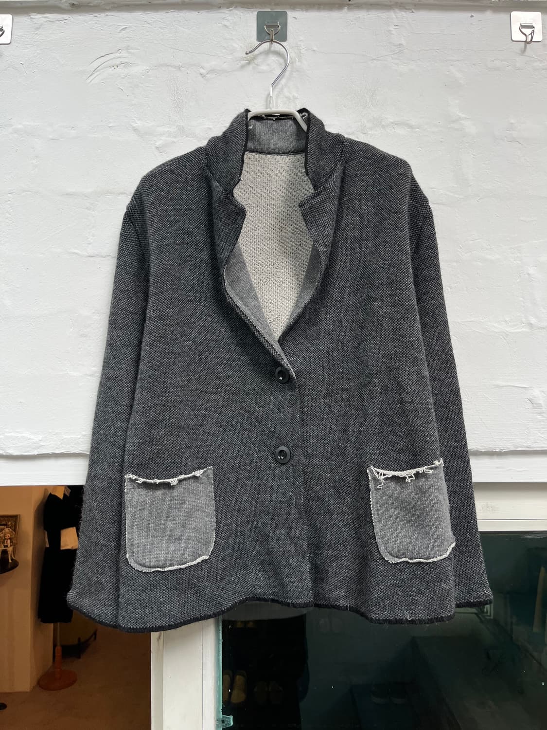 MADE IN ITALY 울혼방 가디건 Women L 상품이미지1