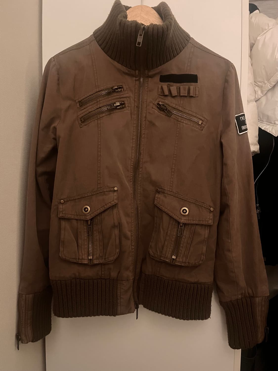 빈티지 하이넥 자켓 상품이미지1