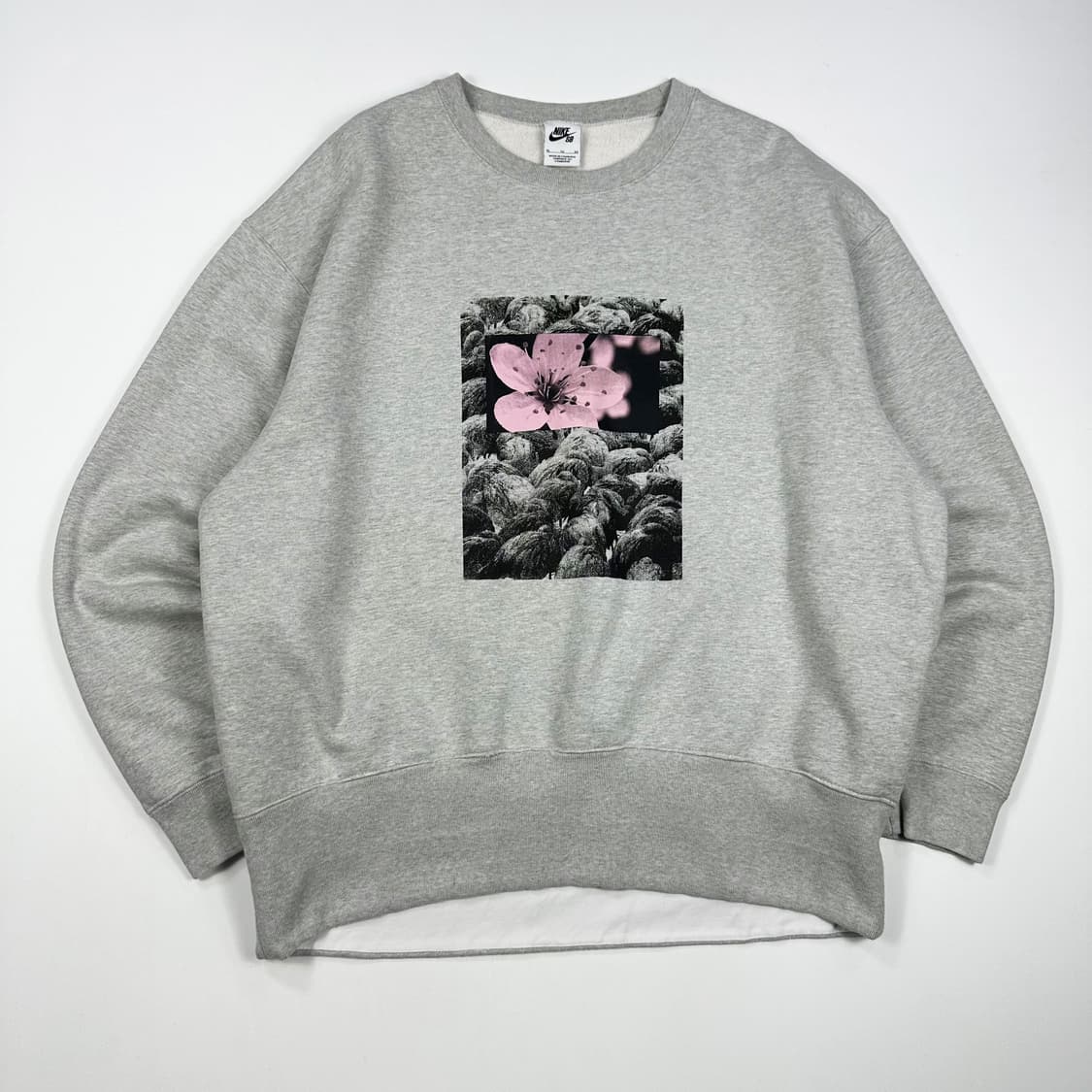 나이키sb 플라워 박스 로고 그레이 맨투맨 (XL) 상품이미지2