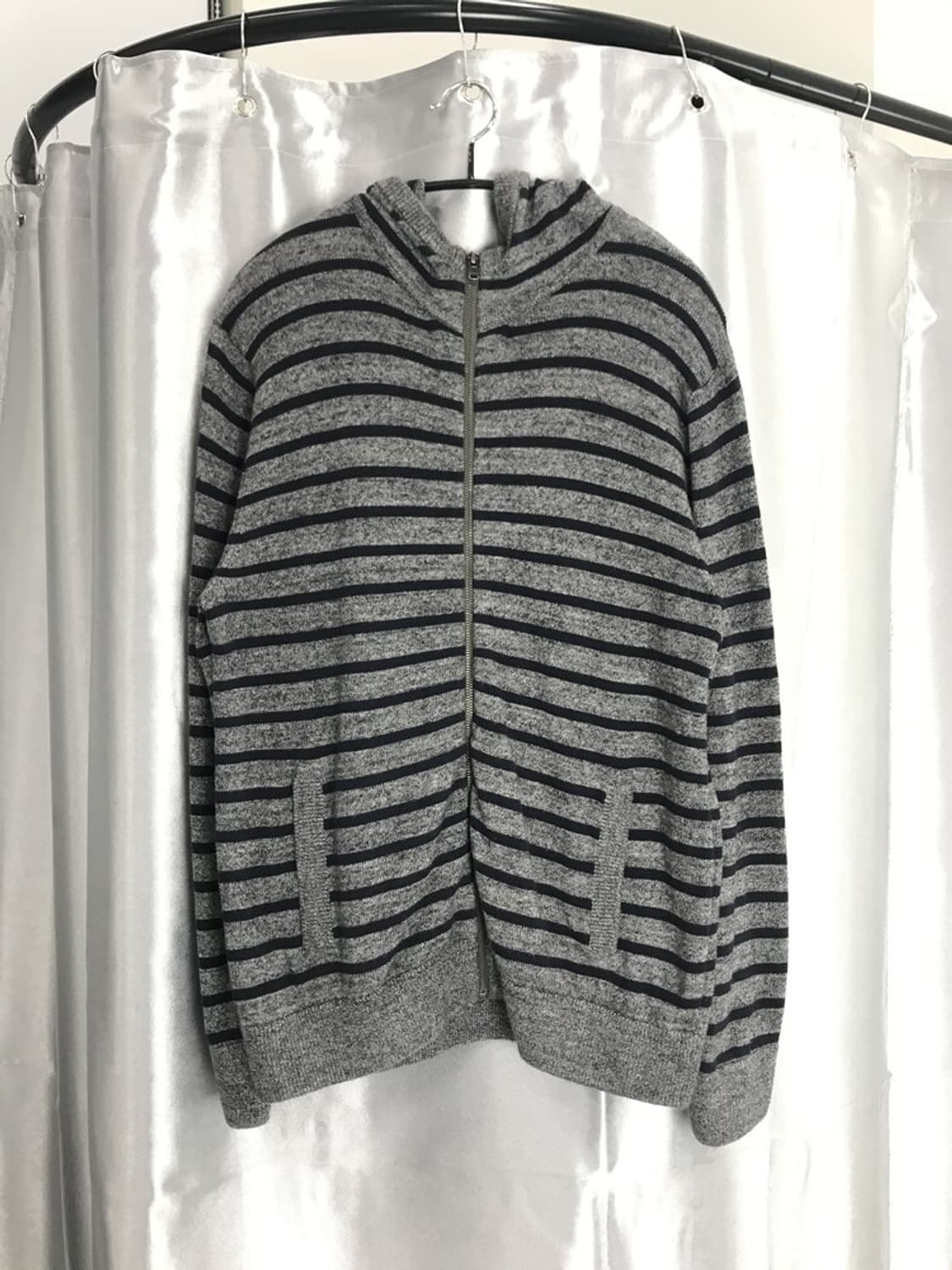 Gap Stripe Knit Hooded Zip-Up  상품이미지4