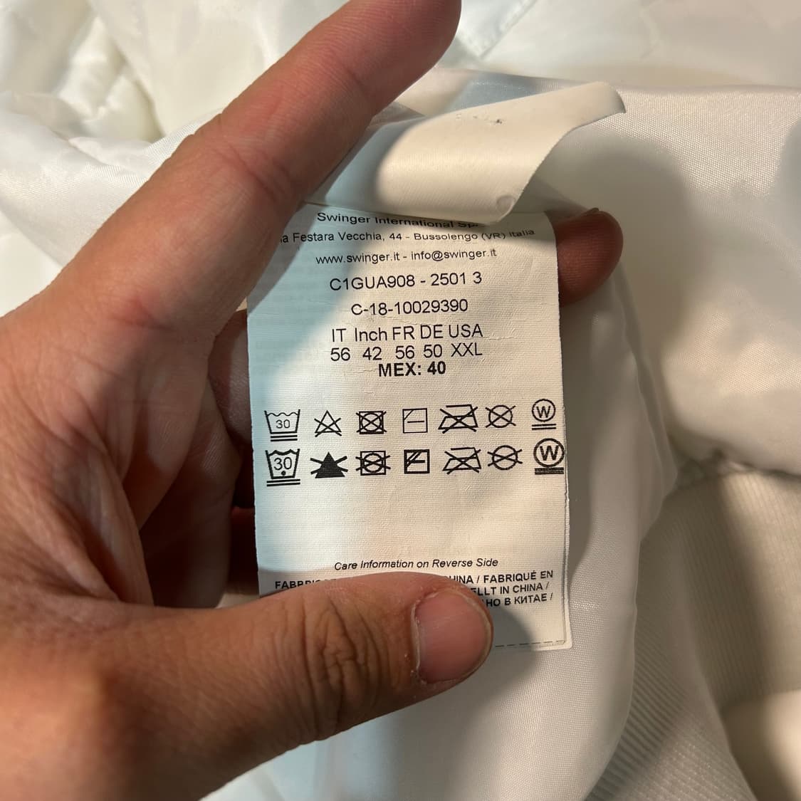 [2XL] 베르사체 진 꾸뛰르 화이트 봄버 자켓 상품이미지8