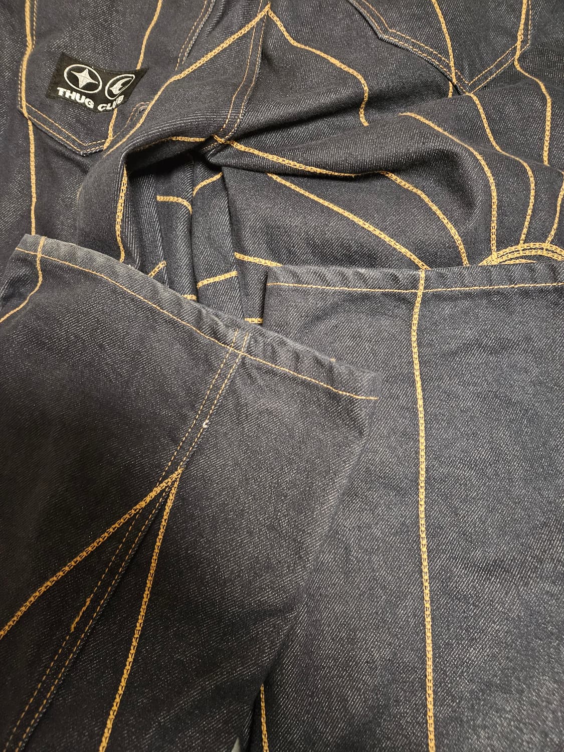 떠그클럽 스티치 데님 3사이즈 상품이미지2