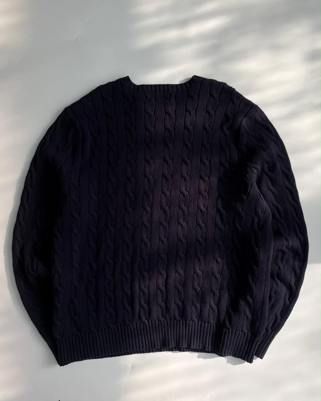 [XL] 폴로 랄프로렌 네이비 케이블 니트 스웨터 상품이미지2