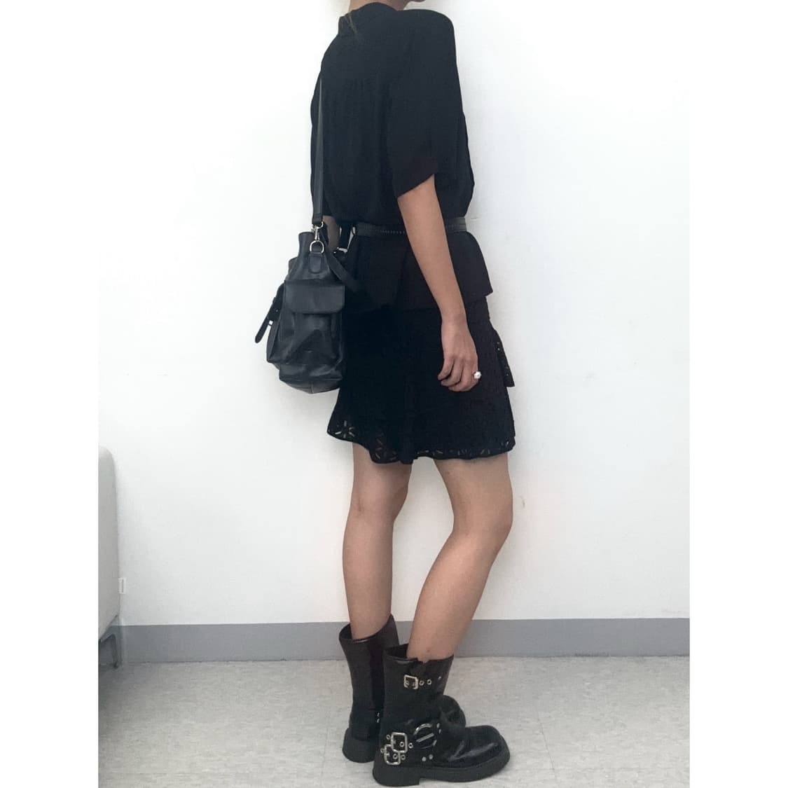 빈티지 블랙 캉캉 스커트 상품이미지4