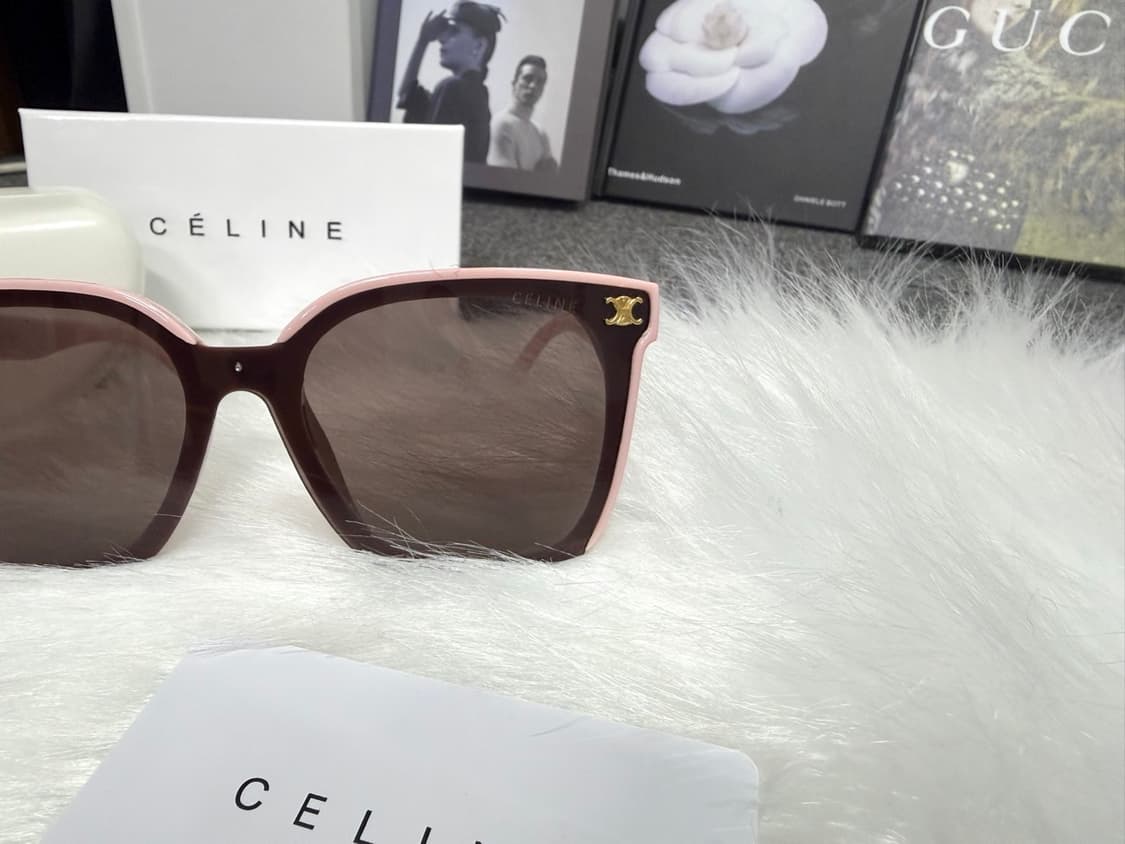 셀린느 트리옹페 이니셜 선글라스 핑크 (남여공용) 상품이미지4