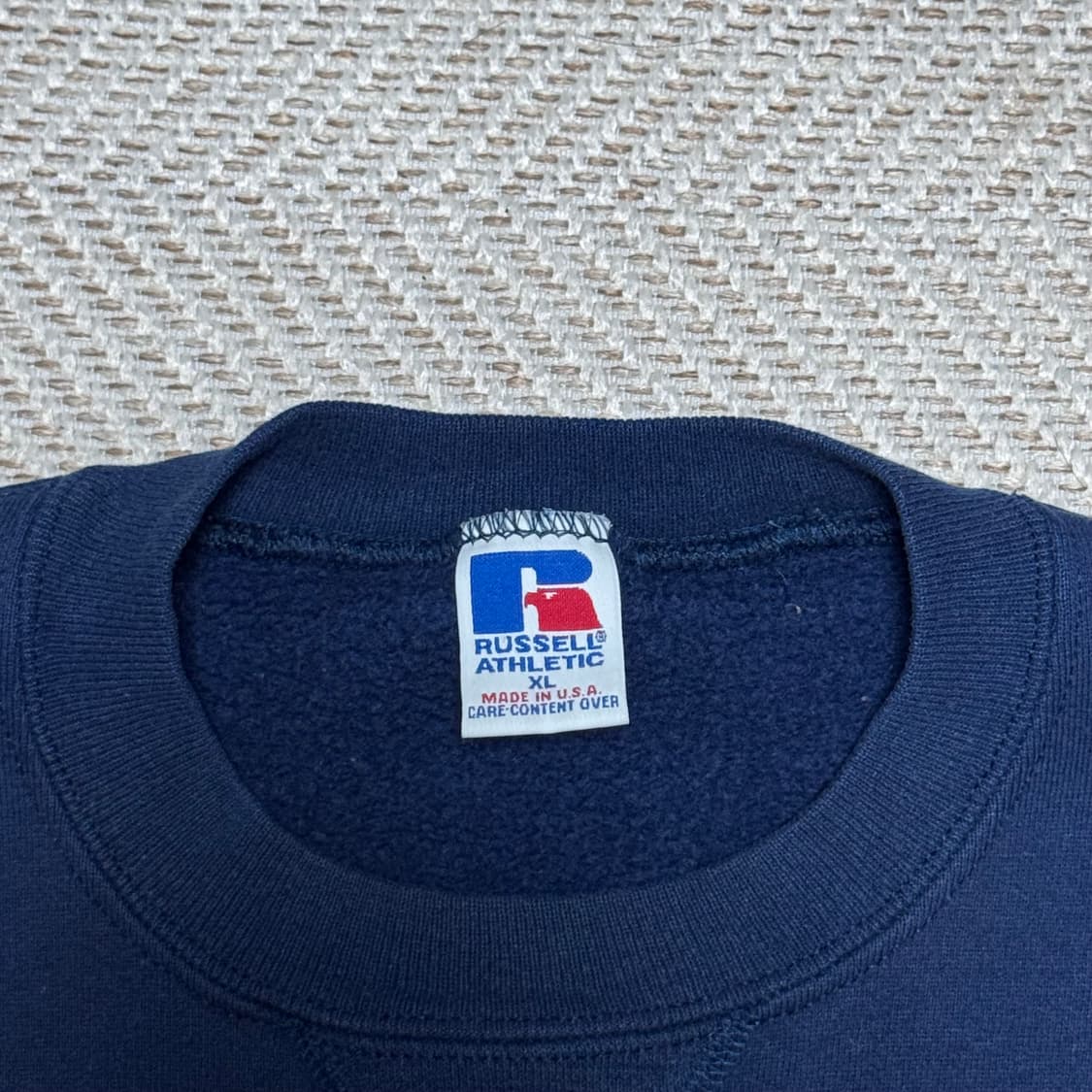 (XL) 90s 빈티지 러셀 애슬레틱 네이비 맨투맨 상품이미지2
