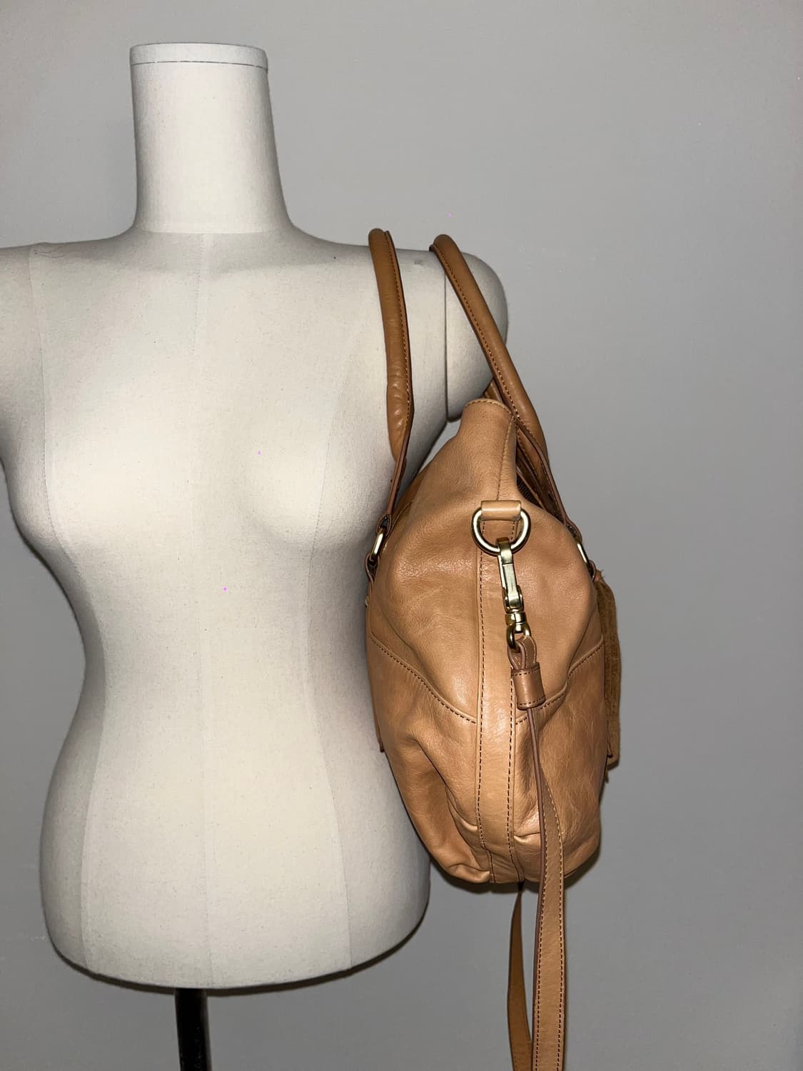  📦GAYA beige brown shoulder bag  상품이미지4