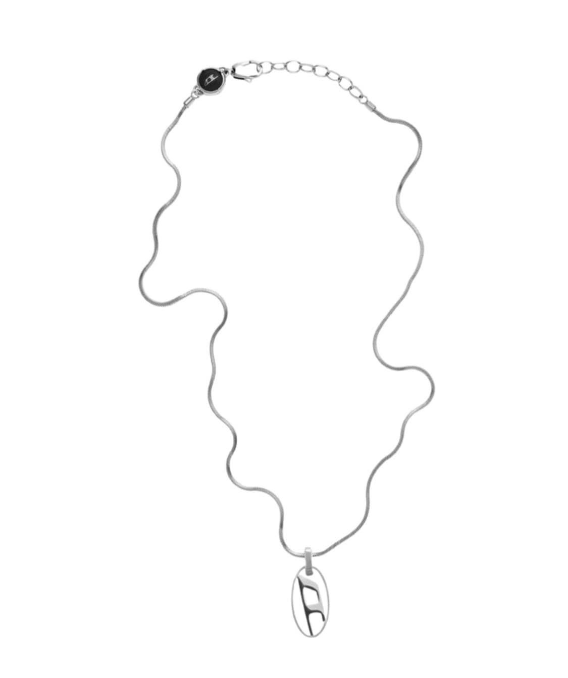 디젤 Dx1342 스테인리스 스틸 팬던트 네클리스 실버 상품이미지1