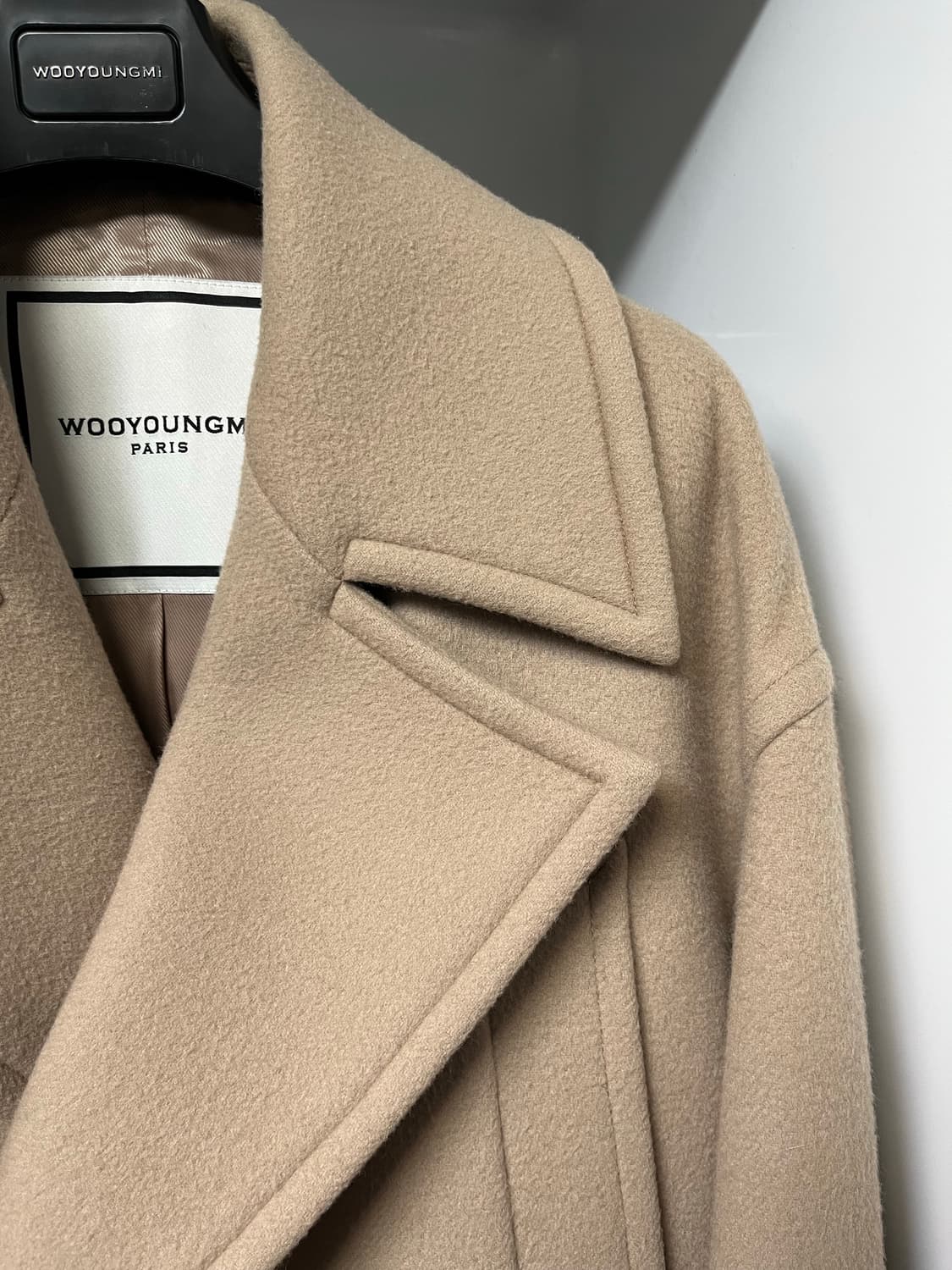 우영미 베이지 더블 코트 48사이즈 상품이미지3