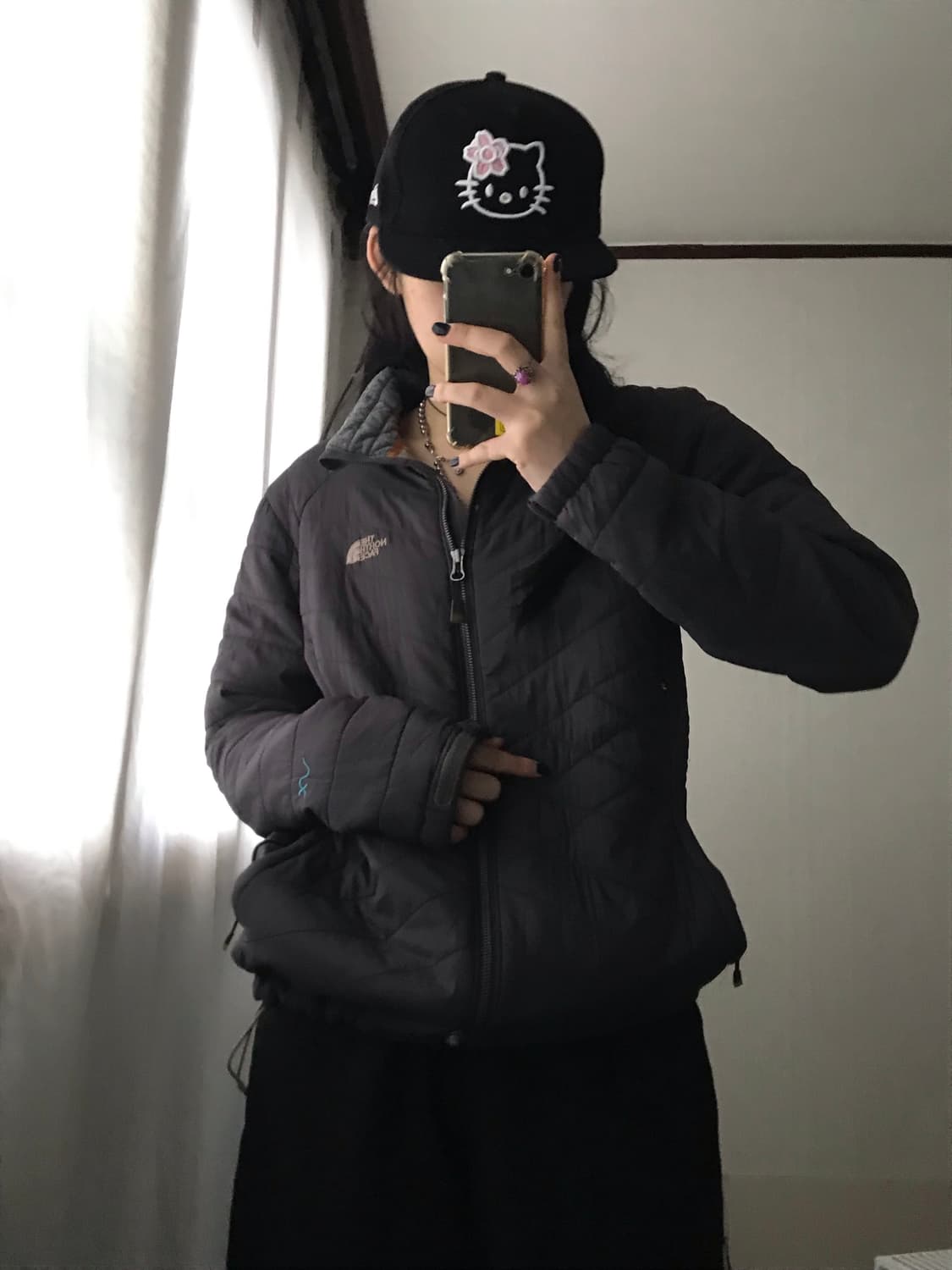 노페 그레이브라운 경량패딩 상품이미지5