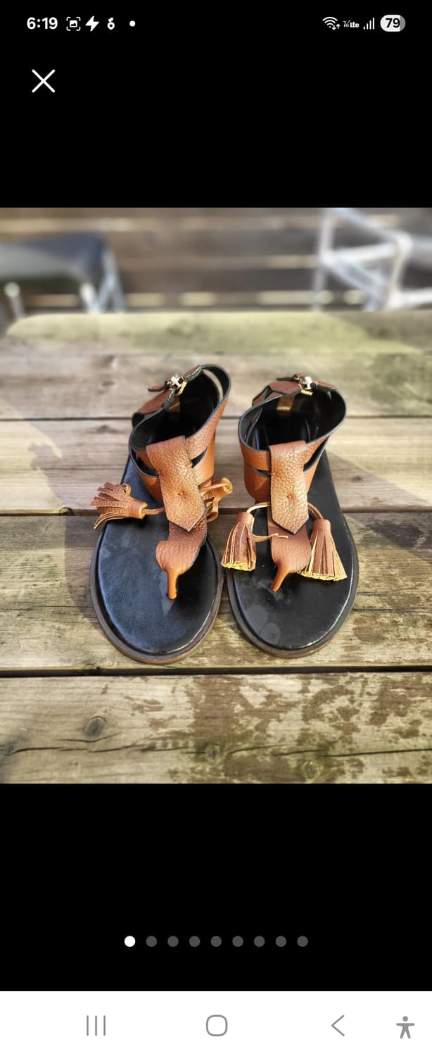 구호 가죽 샌들 새제품235mm 상품이미지1