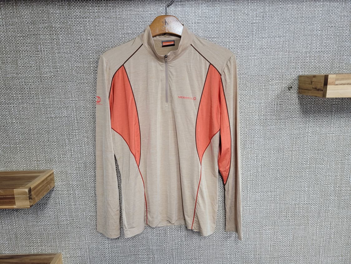 100사이즈 머렐 집업 티셔츠 등산 아웃도어 상품이미지1