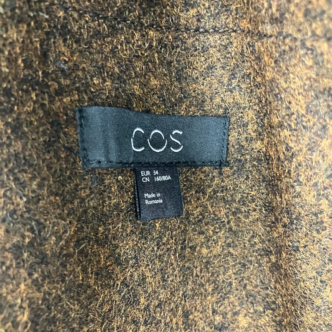 코스 브라운 브이넥 울 자켓 34 상품이미지3