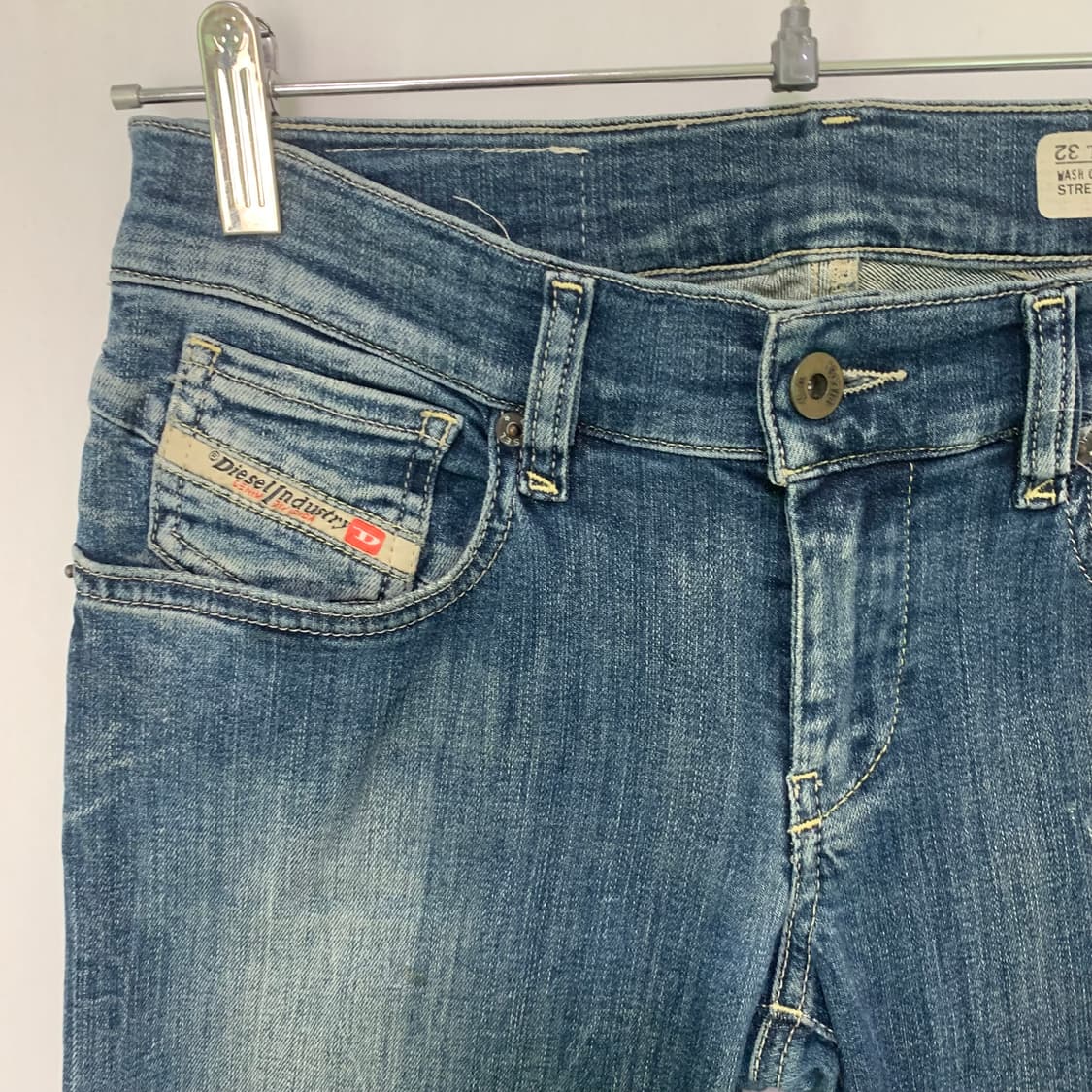디젤 빈티지 y2k 데미지 워싱 데님팬츠 청바지 24-25인치 상품이미지6