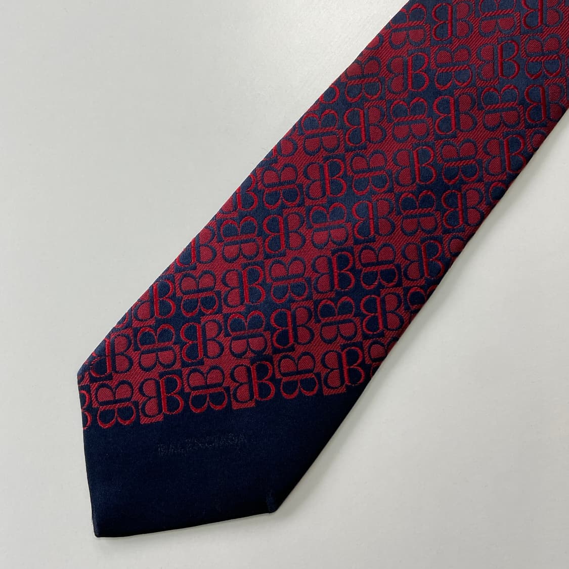 BALENCIAGA 발렌시아가 모노그램 정품 명품 넥타이 상품이미지5
