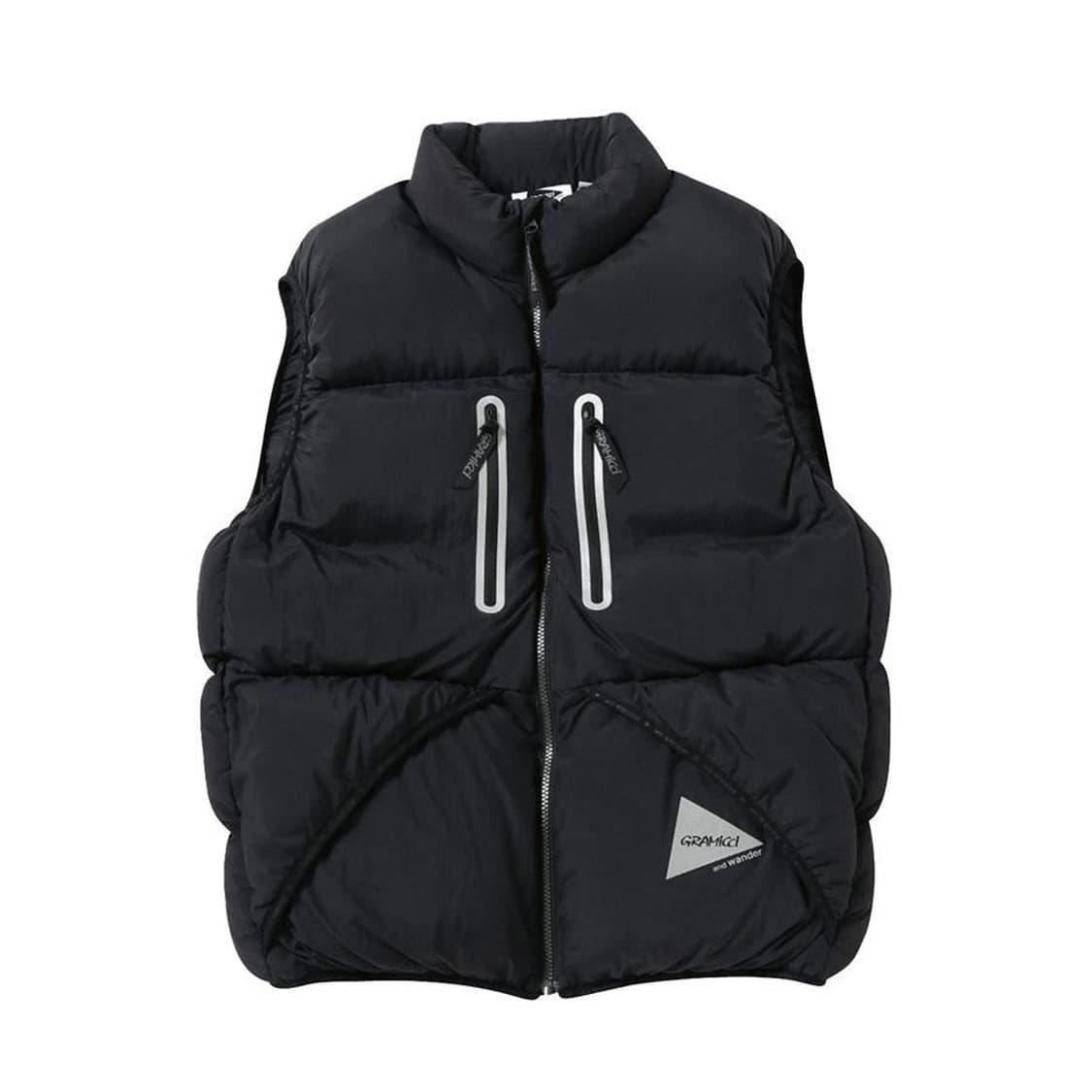 [S,M,L]그라미치 x 앤드원더 다운 패딩 조끼/블랙 상품이미지1