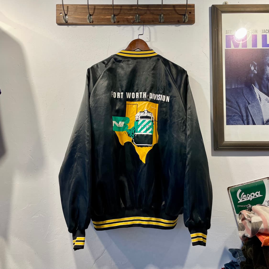 usa 빈티지 새틴자켓 3XL 상품이미지1