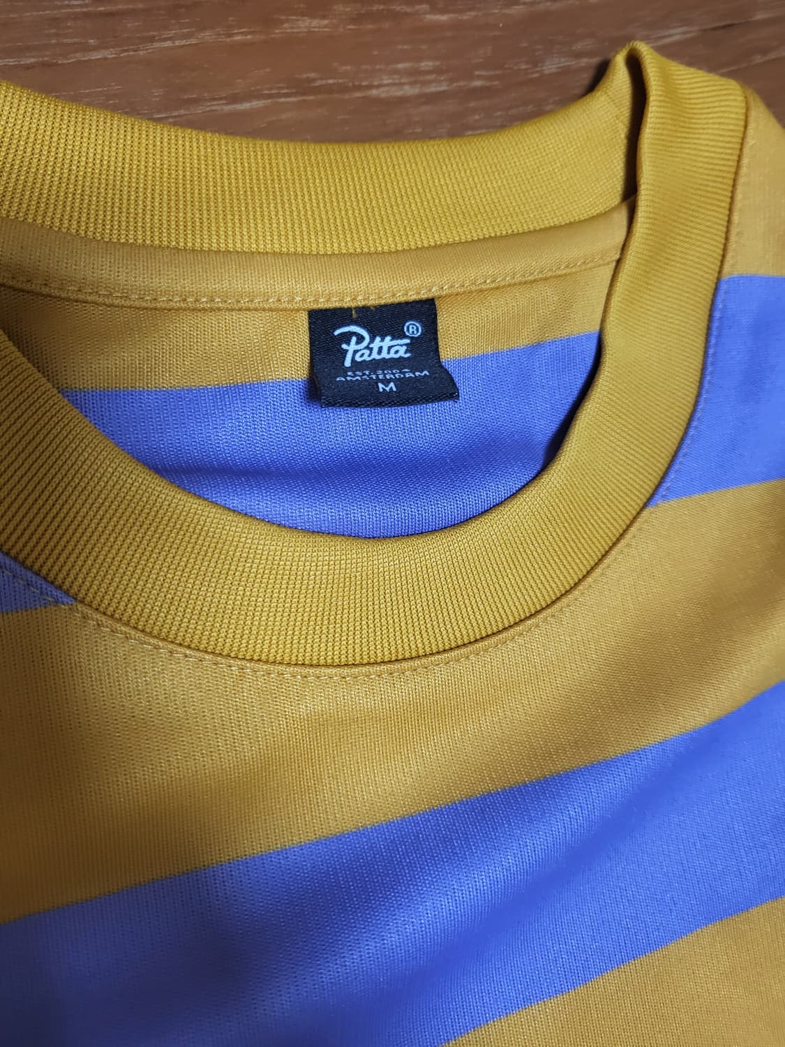 Patta 파타 스트라이프 롱슬리브 풋볼 져지 바이올렛 M 상품이미지8