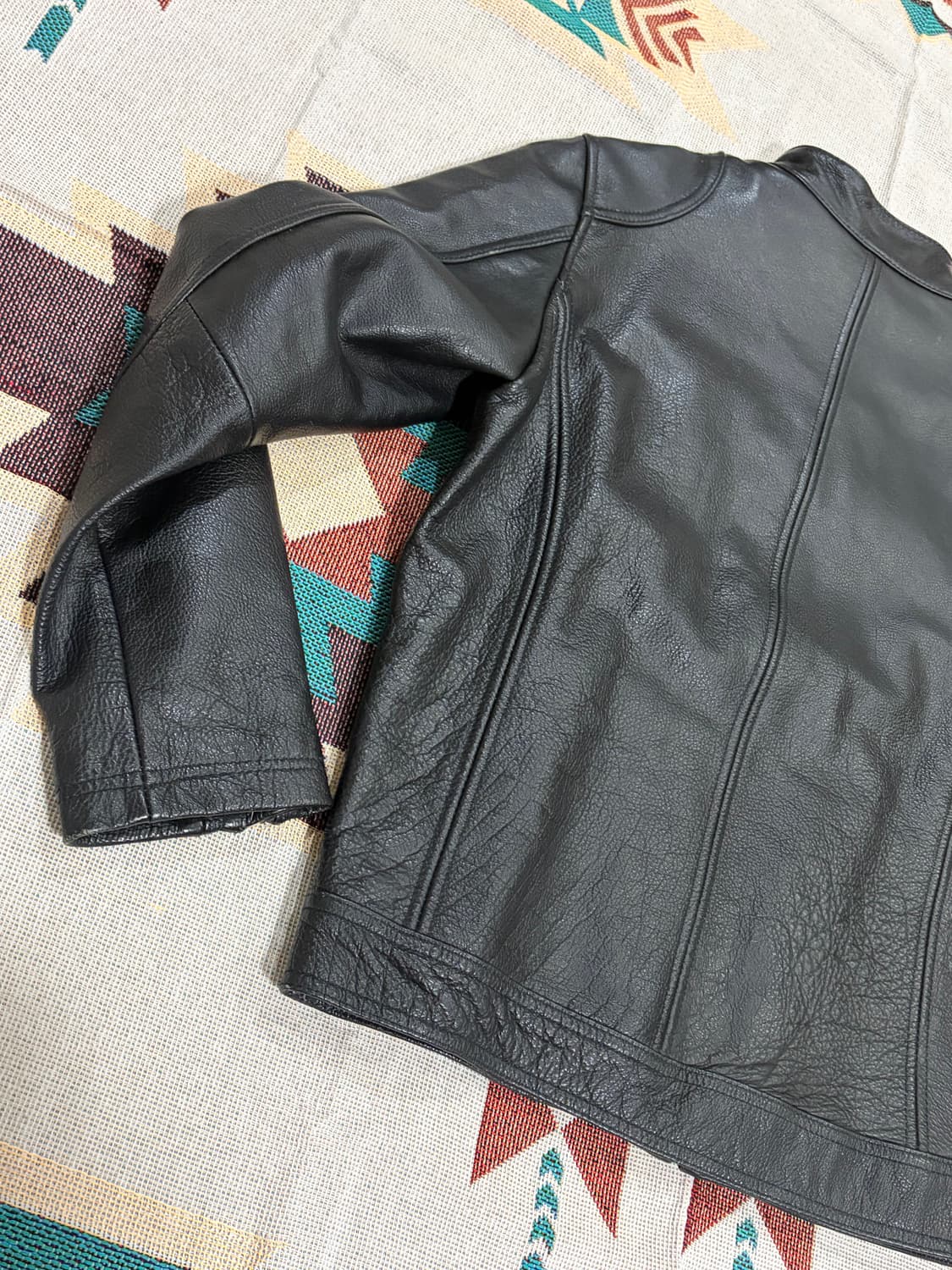 Lars Bell 카페레이서 싱글라이더 가죽 자켓 상품이미지8