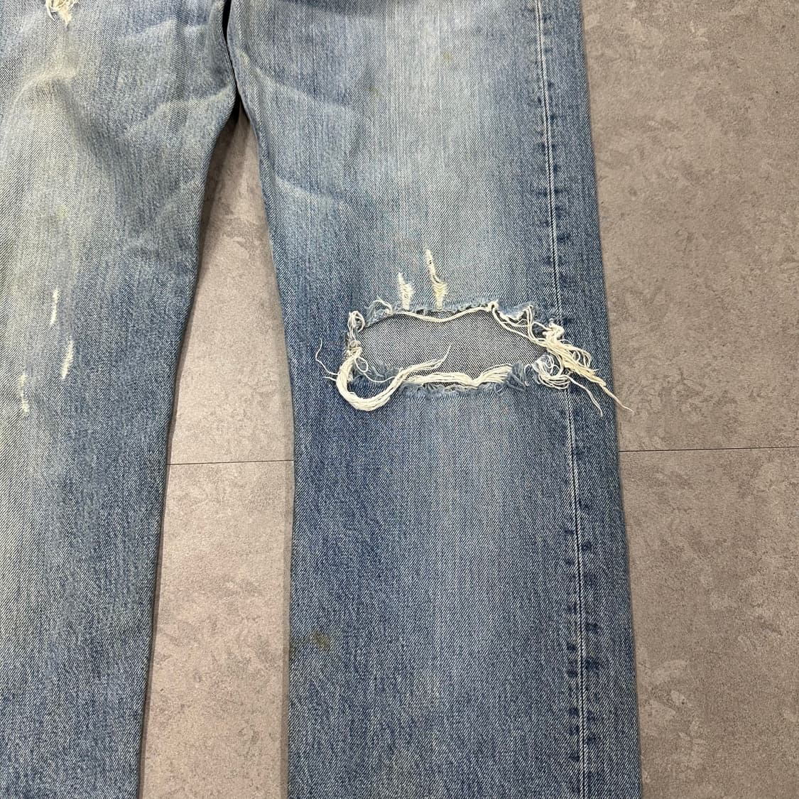 32 리바이스 501 남자 디스트로이드 워싱 데님 청바지 상품이미지8