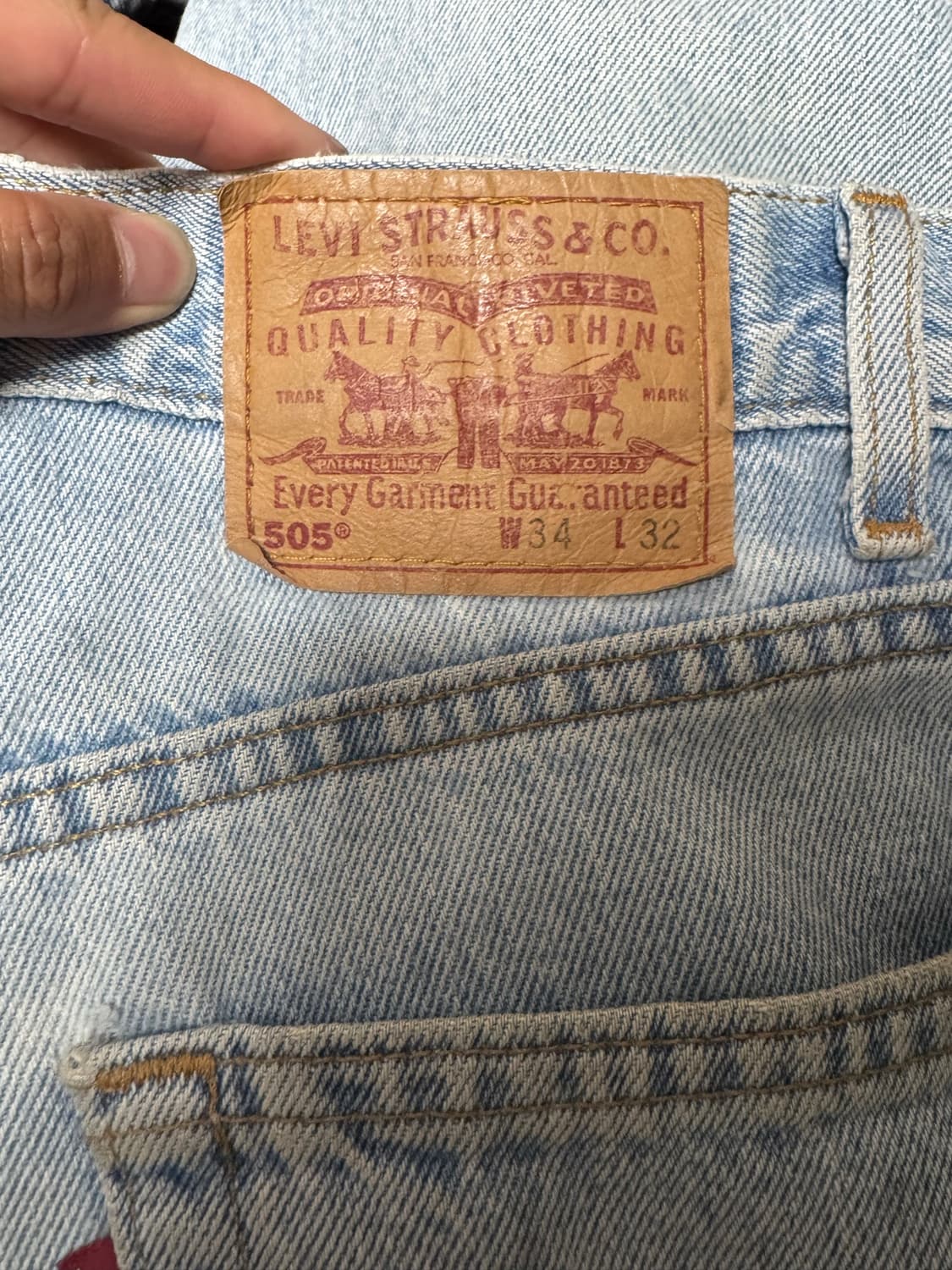 리바이스 505 00s USA 상품이미지5
