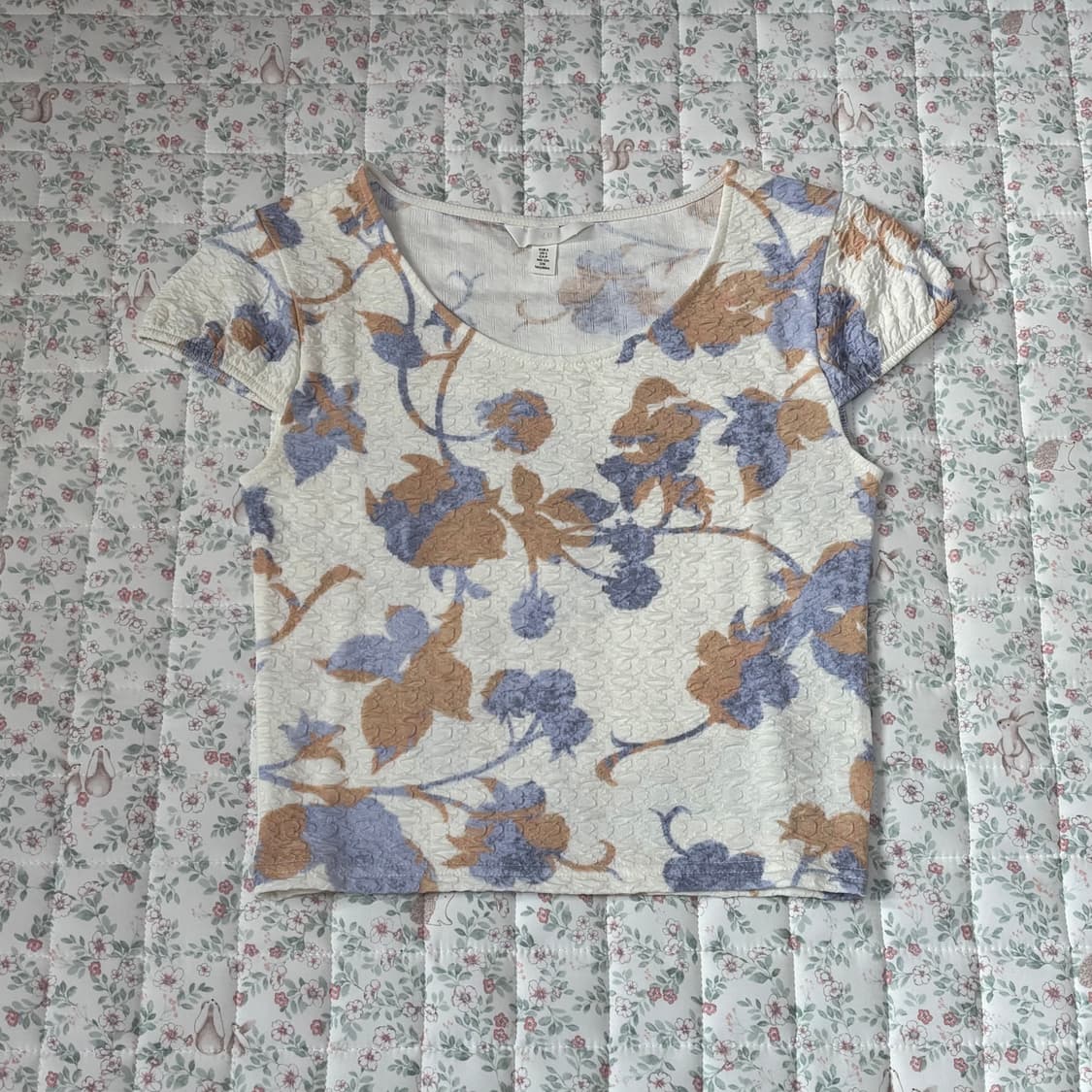 h&m 에이치앤엠 텍스처 저지 탑 (새상품) 상품이미지1