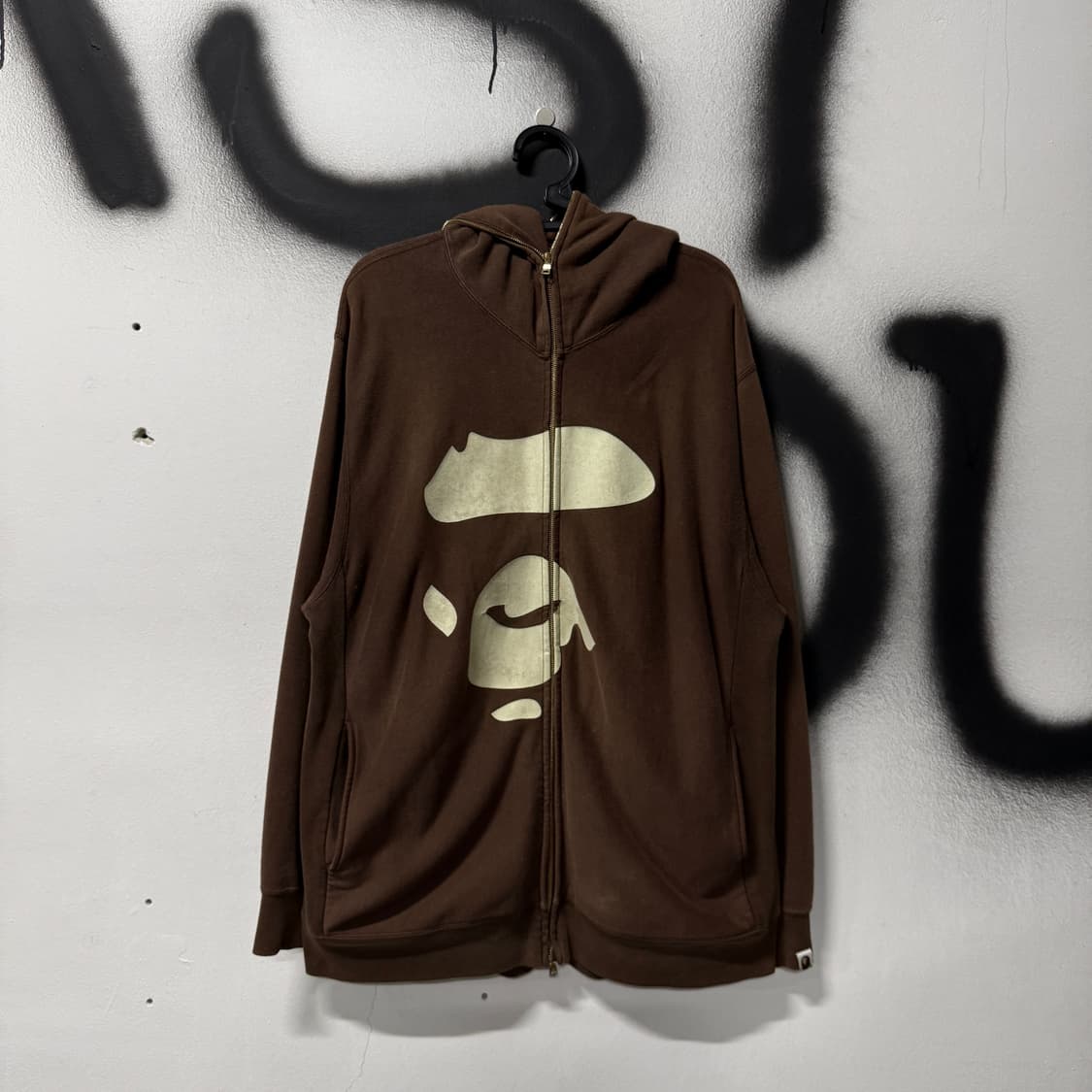 정품 베이프 OG 니고 빅 에이프 헤드 풀 집업 후디 상품이미지1