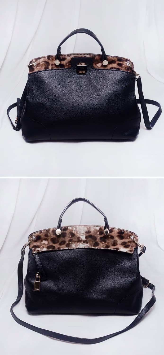 훌라 (FURLA) 파이퍼 럭스 송치 레더 원핸들 토트.숄더백 상품이미지2