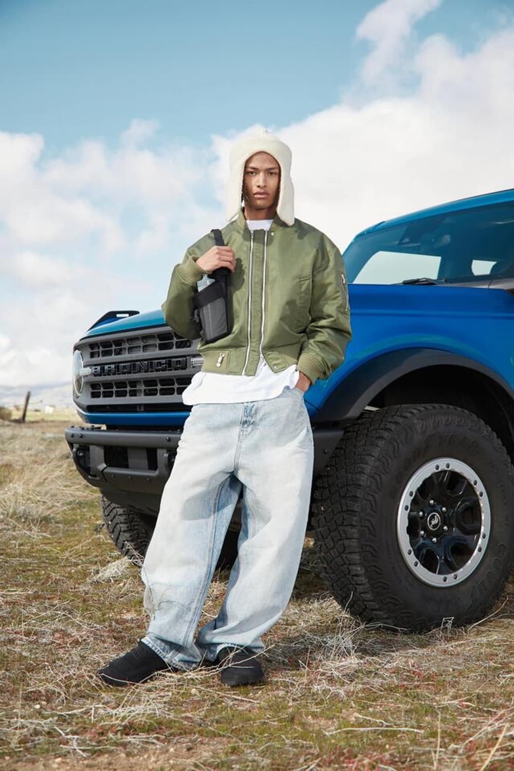 Stu 봄버 자켓 카키 상품이미지2