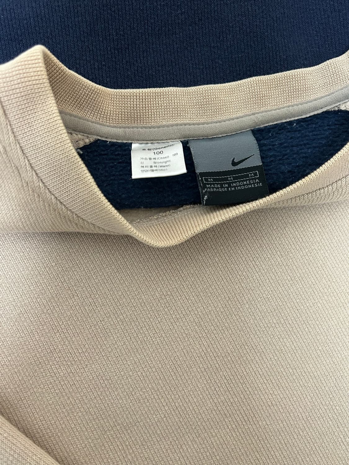 00s 나이키 바르셀로나 베이지 빈티지 스웻셔츠 상품이미지8