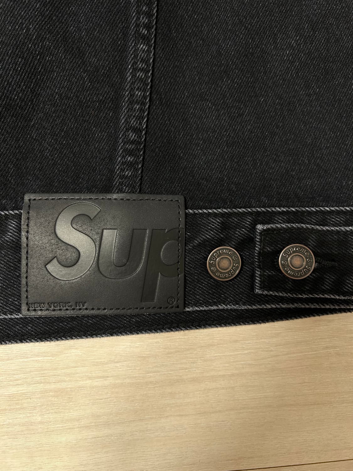 (L) 슈프림 자가드 데님 트러커 자켓-26ss 상품이미지6