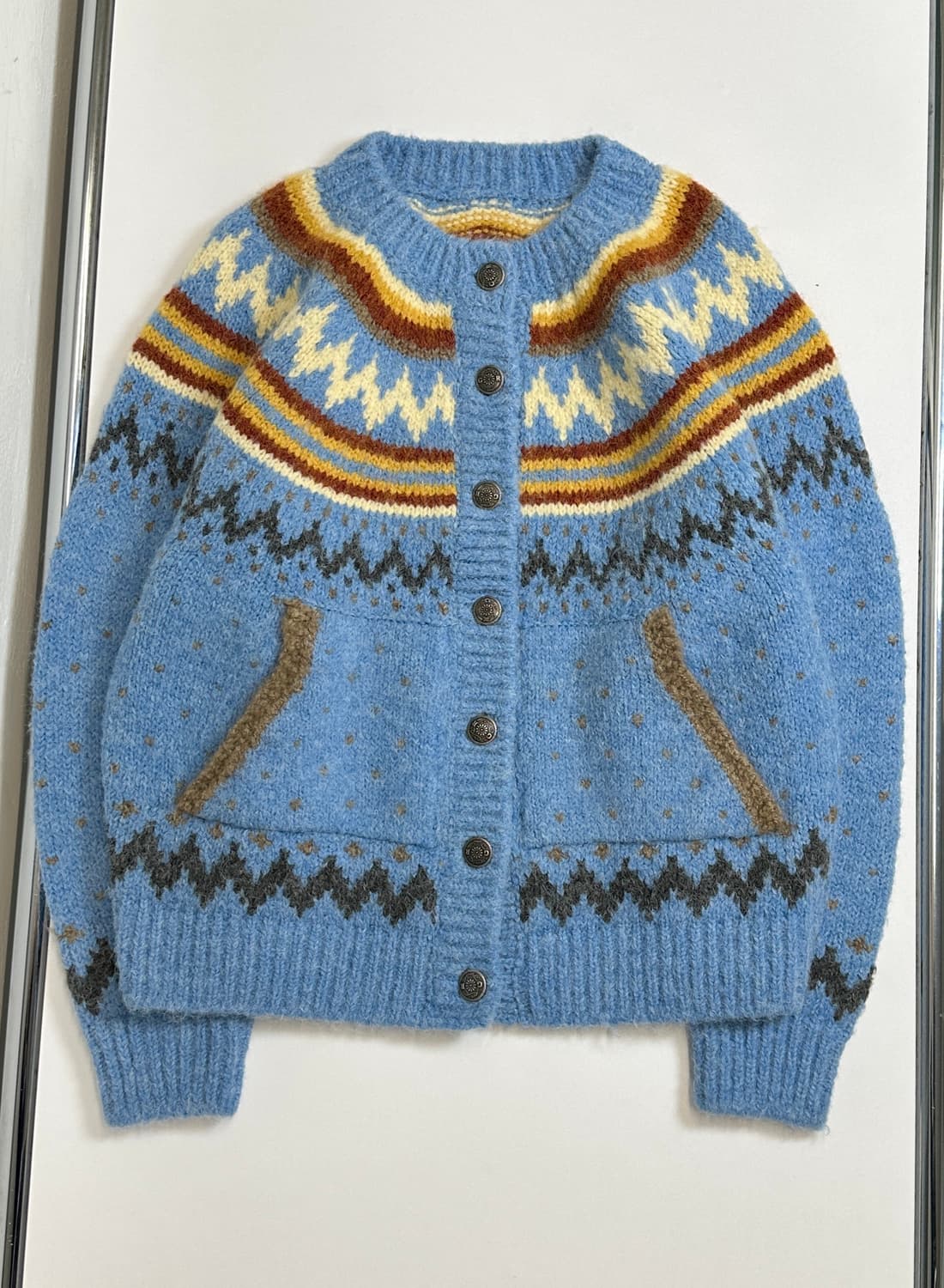 새상품)그린버터 울 포켓 코위찬 가디건 자켓 상품이미지2