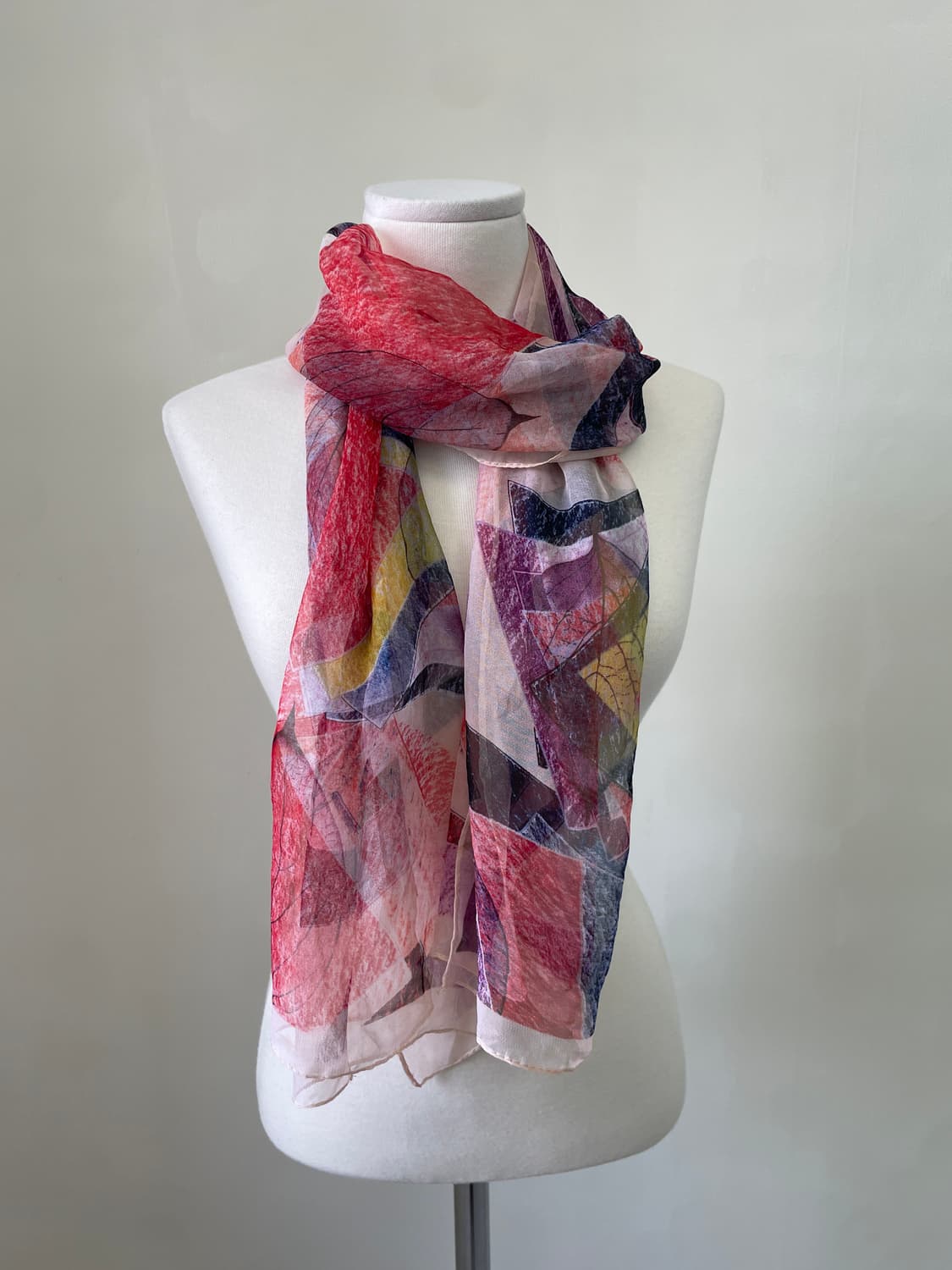 빈티지 실크 플로럴 스카프  상품이미지1