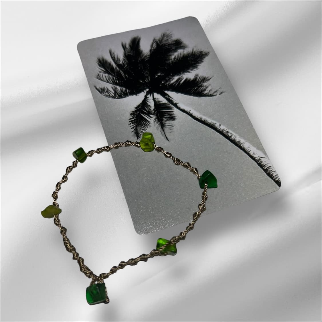 SUMMER TIME bracelet 원석 팔찌 green 상품이미지1
