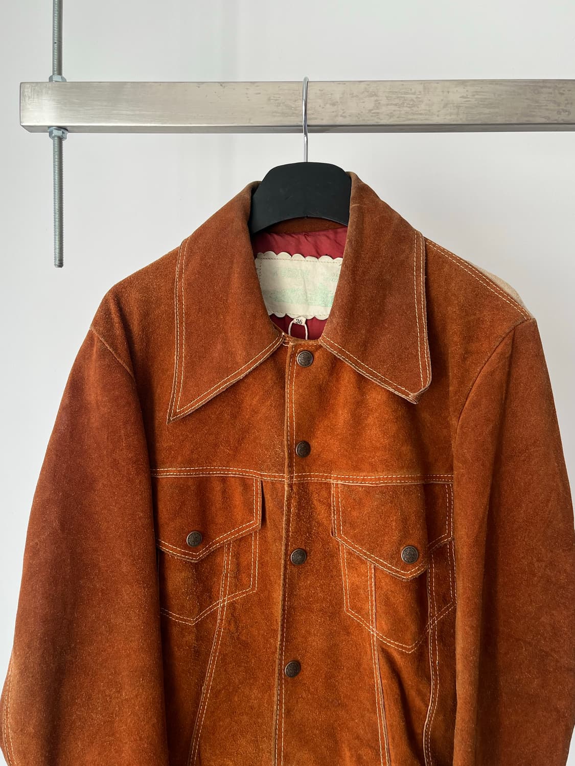 1970-80's vintage suede jacket  상품이미지2