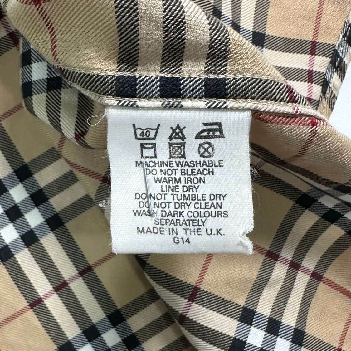 버버리 노바체크 셔츠 상품이미지6