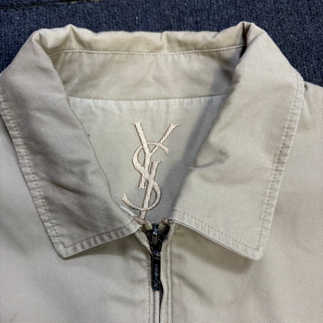 입생로랑 베이지 블루종 M 상품이미지5