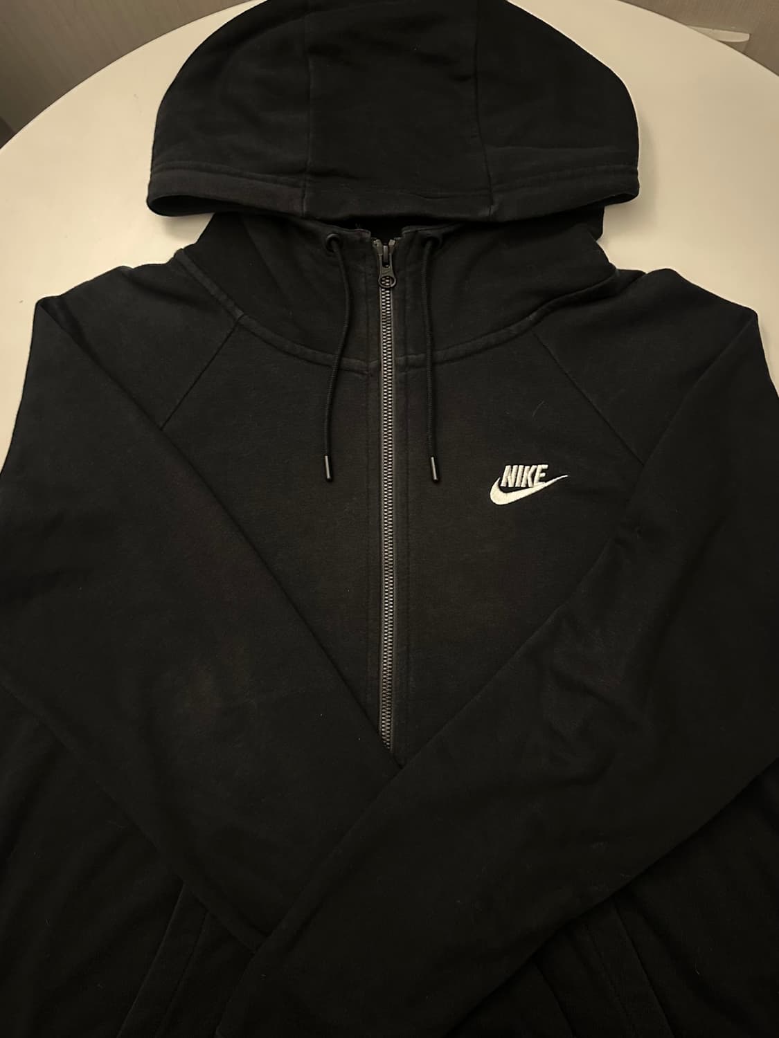 나이키 스우시 기본 후드집업 블랙 L 상품이미지1