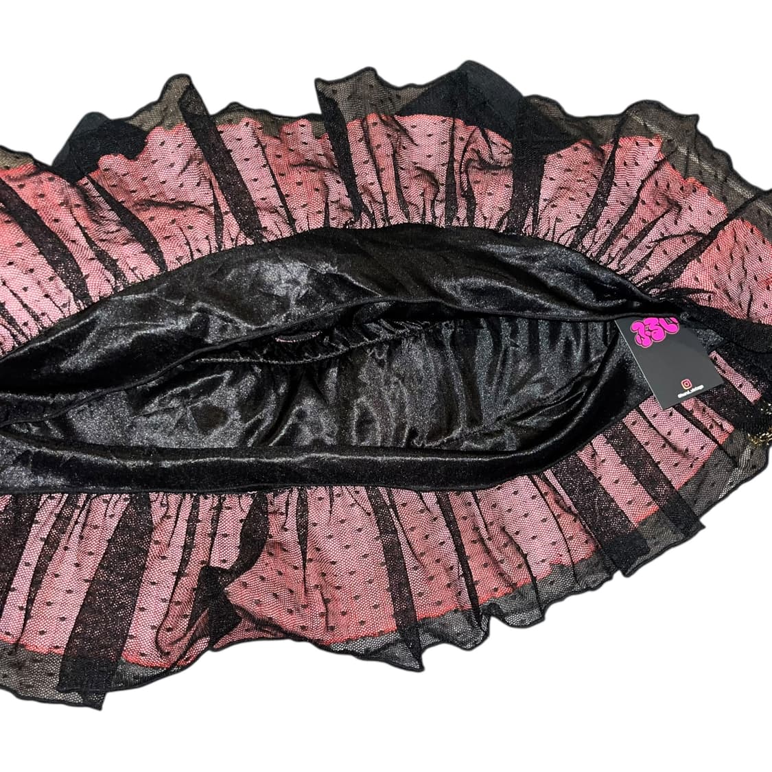 Skinny Lip 스키니립 체인 캉캉 밴딩 스커트 갸루y2k 상품이미지3