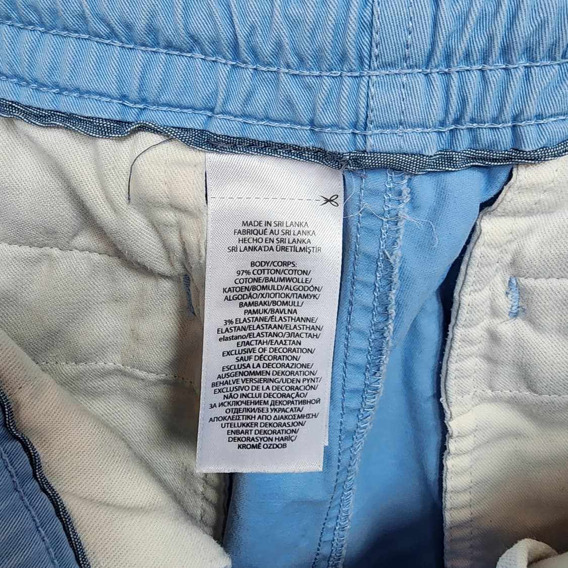 폴로 랄프로렌 블루 반바지 상품이미지4