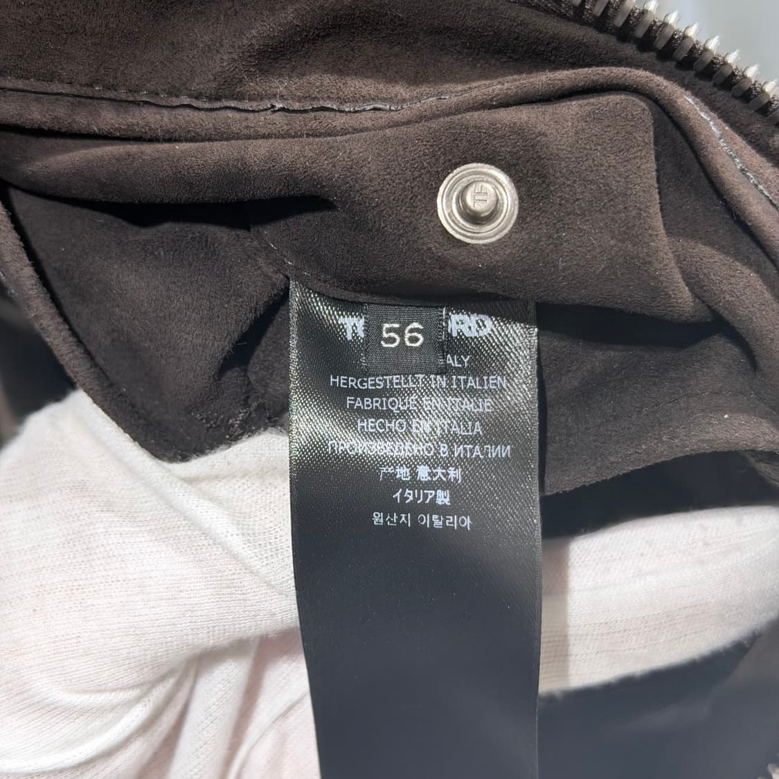 (A/56) / 톰포드 스웨이드 트러커 블루종 자켓 상품이미지7