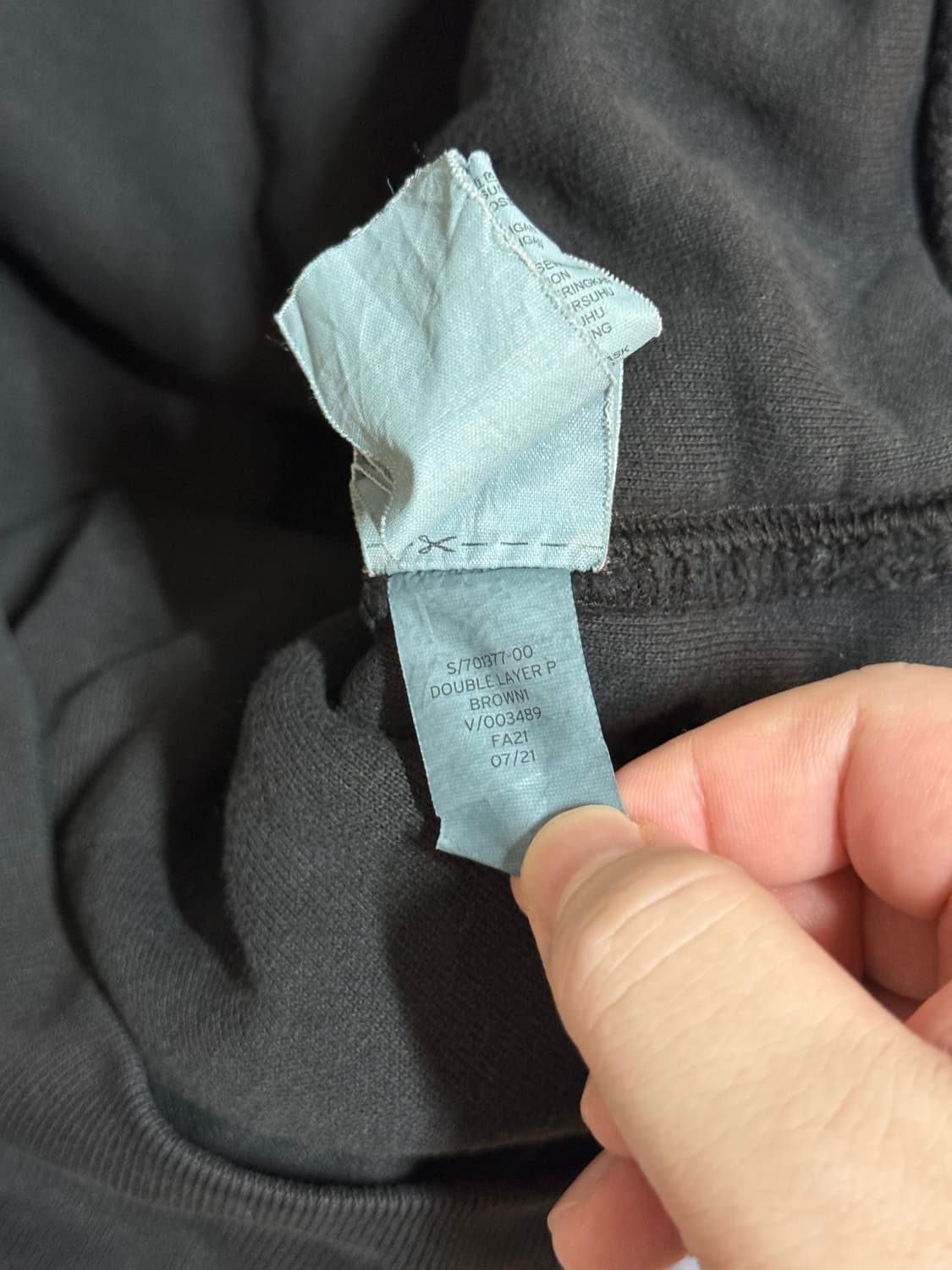 XL] 이지 갭 퍼펙트 후드 블랙 상품이미지4