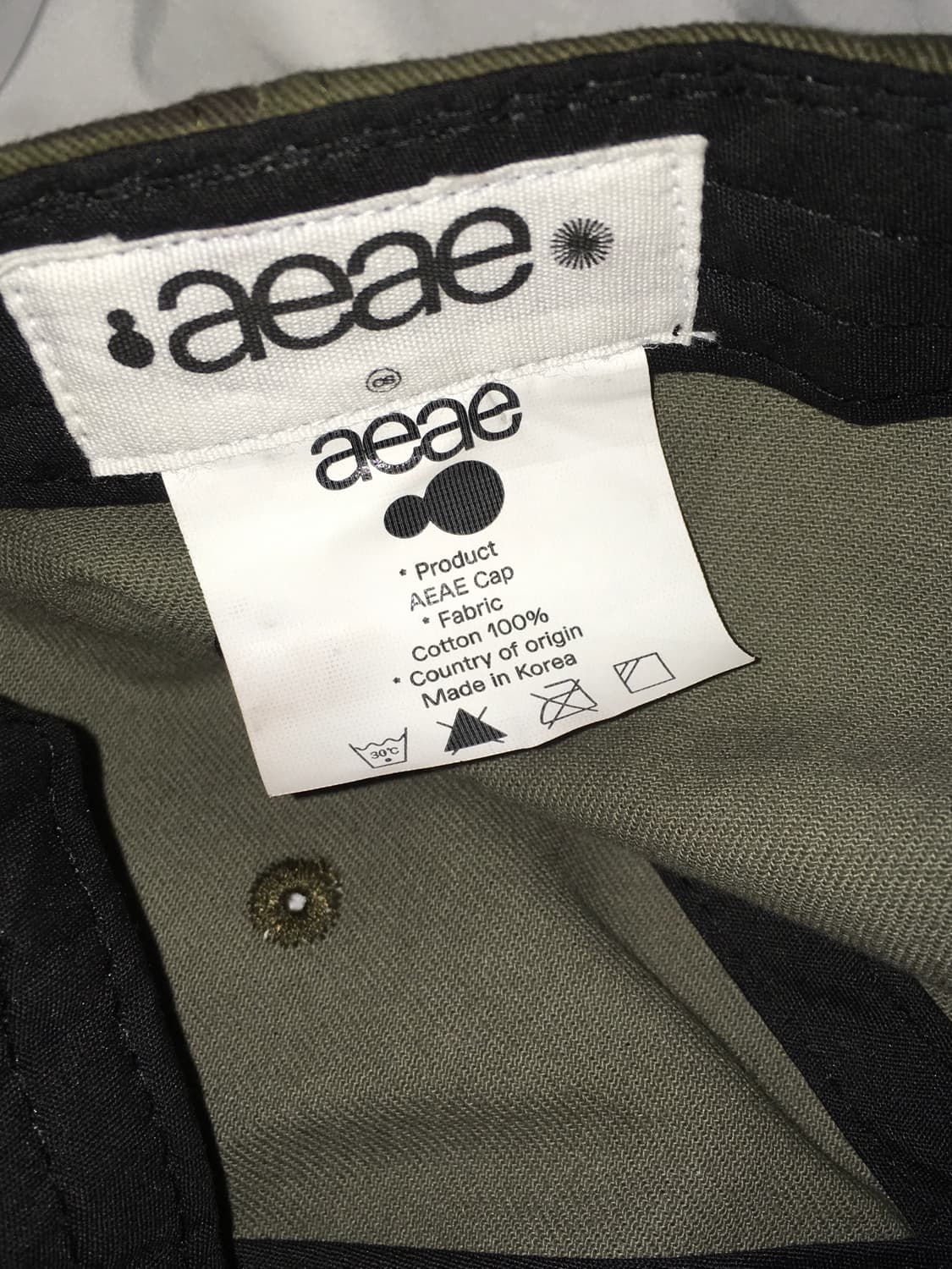 WEB LOGO CAMO 5 PANNEL CAP - [GREEN] 상품이미지3